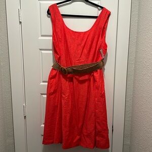 Orange/red colored sundress